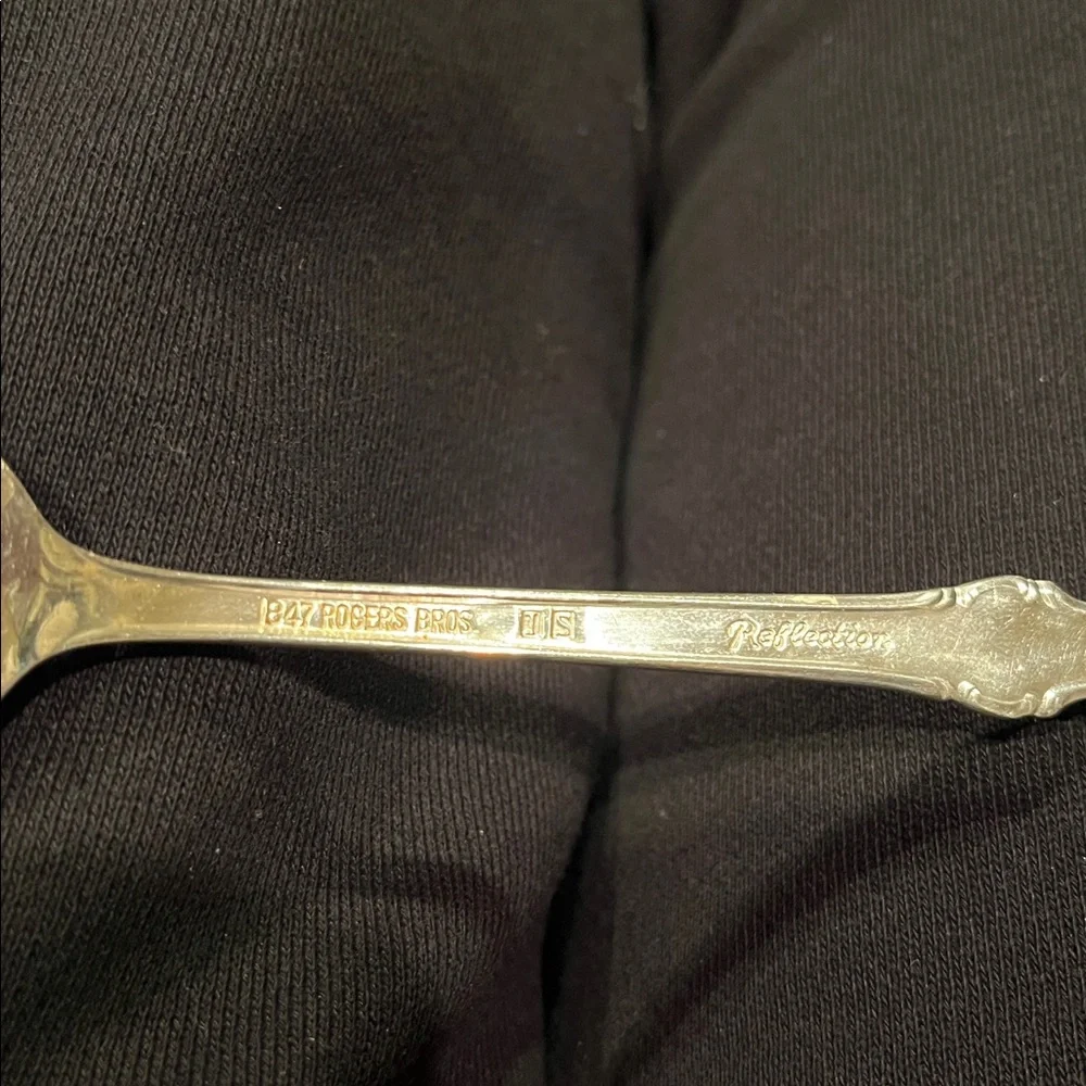 1847 Rogers Bros IS set of 9 Silver plate tablespoons Silverware Flatware VGUC